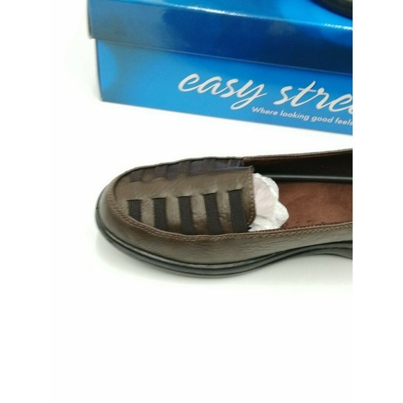 Easy Street Genesis Slip On Loafers Brown Women's US 8W - Picture 7 of 9